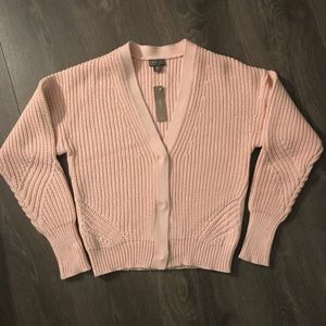 NWT J.Crew/Point Sur Pink Knit Cardigan